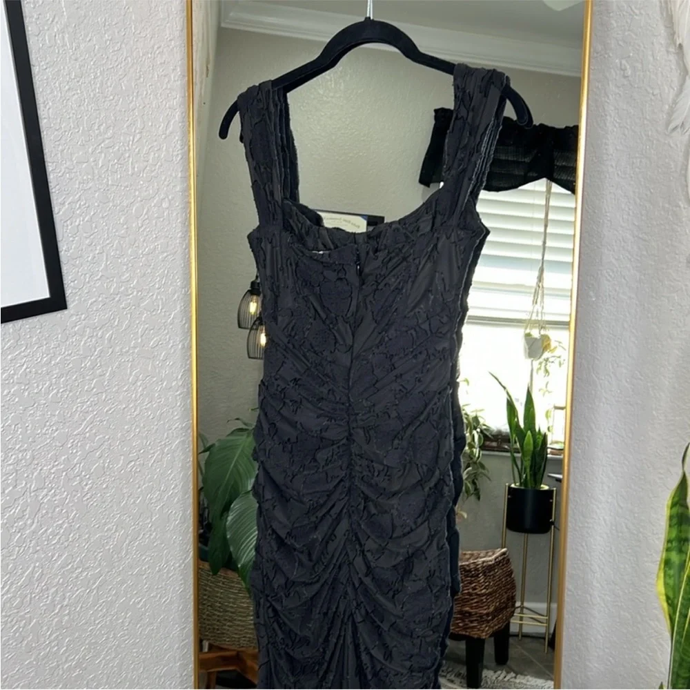 NWOT HOUSE OF CB Cesca Black Corset Floral Maxi Dress - Picture 8 of 8